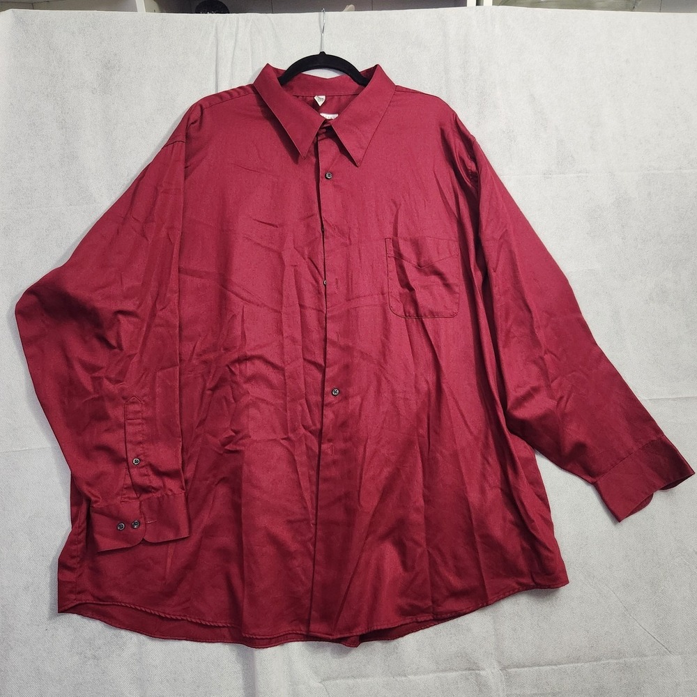 Geoffrey Beene Wrinkle Free Shirt 20 34/35 Dress Shirt Button Up Long Sleeve